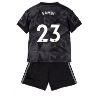 Arsenal Albert Sambi Lokonga #23 Fußballbekleidung Auswärtstrikot Kinder 2022-23 Kurzarm (+ kurze hosen)
